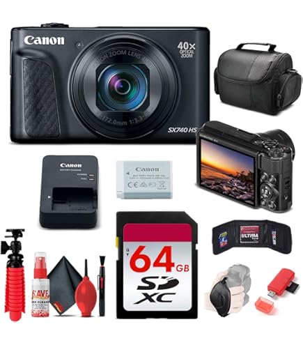 Amazon.com : Canon PowerShot SX740 HS Digital Camera (Black